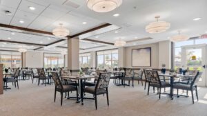 Dining Room at Meadowview Independent Living Assisted Living, Clive IA