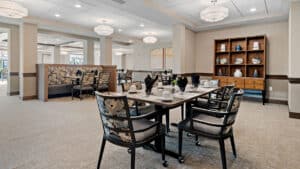 Dining Room at Meadowview Independent Living Assisted Living, Clive IA