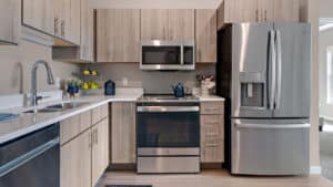 Full Sized Kitchen Modern Appliances, Meadowview Independent Living Assisted Living, Clive IA