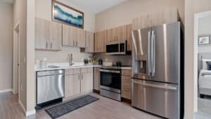 Full Sized Kitchen Modern Appliances, Meadowview Independent Living Assisted Living, Clive IA