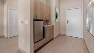 Memory Care Suite Kitchenette Meadowview of Clive IA