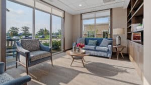 Sunny Lounge at Meadowview Independent Living Assisted Living, Clive IA