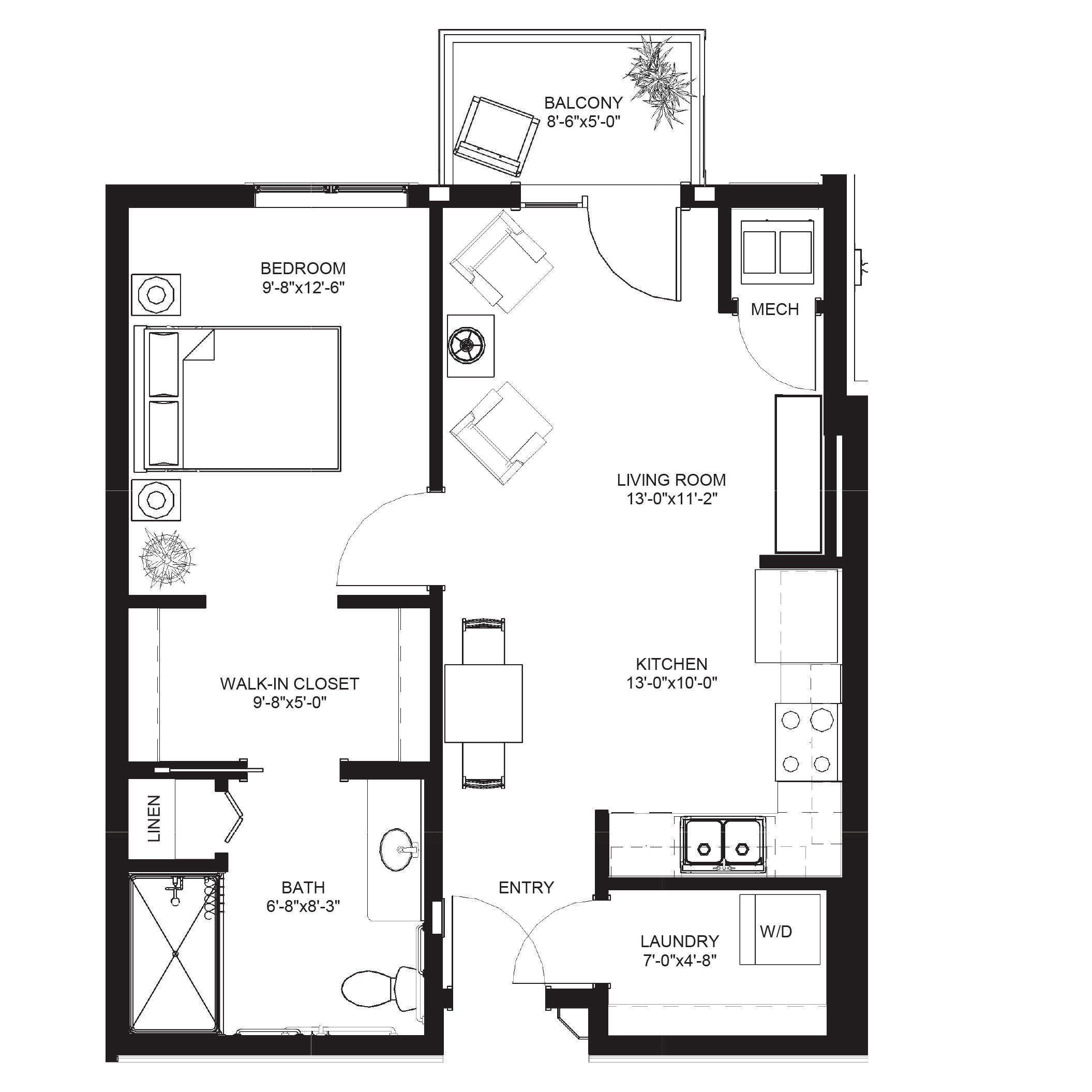 Al 1 Bedroom A Mvc 4