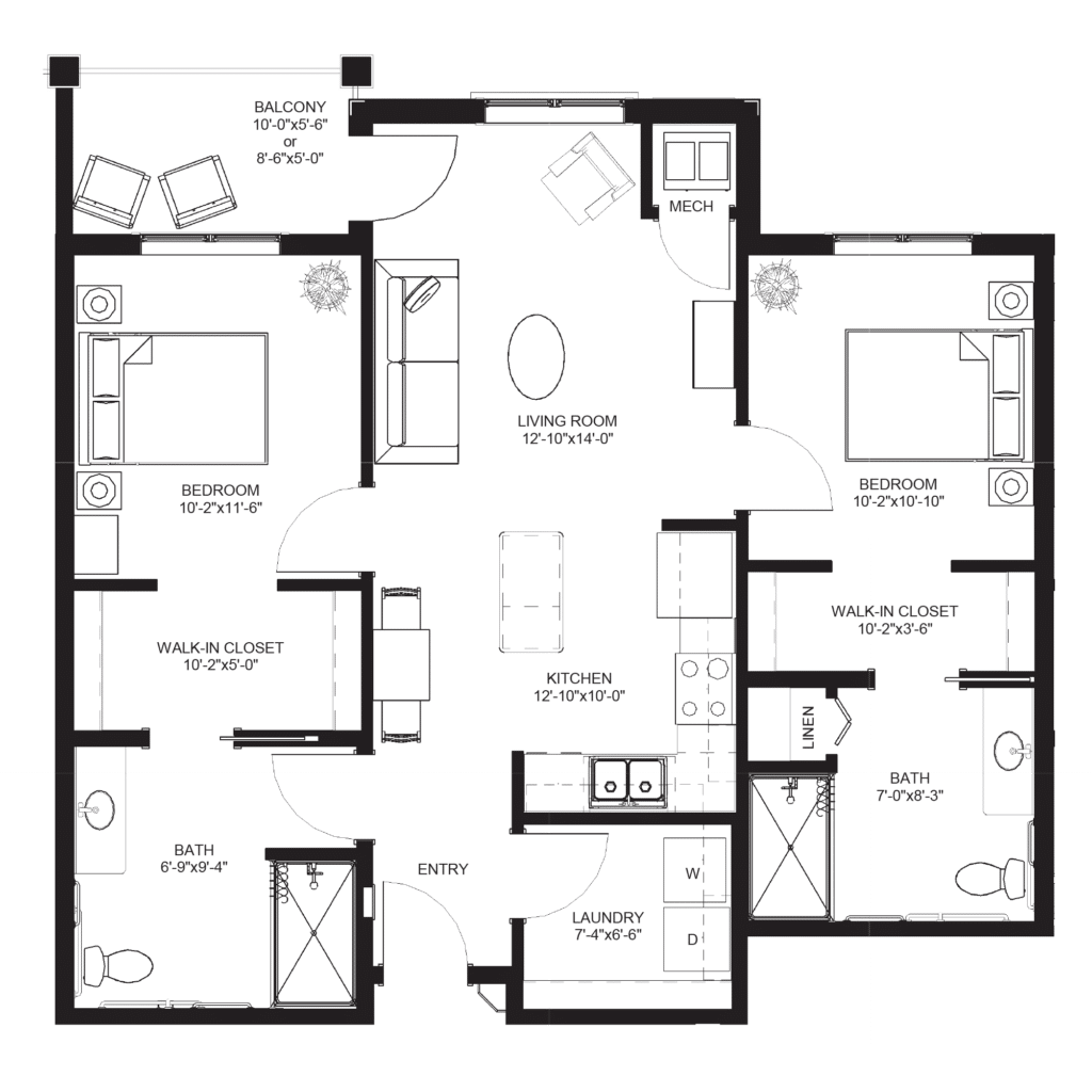 Al 2 Bedroom 2 Bathroom B Mvc 4 1